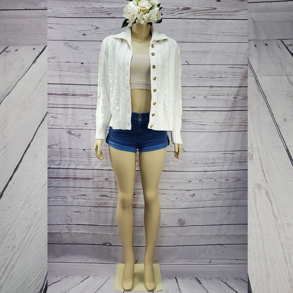 sag harbor petite large knit cardigan ( 5 for $20 ) - Picture 2 of 8